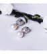 Pendientes Perlas Oro Blanco Boda