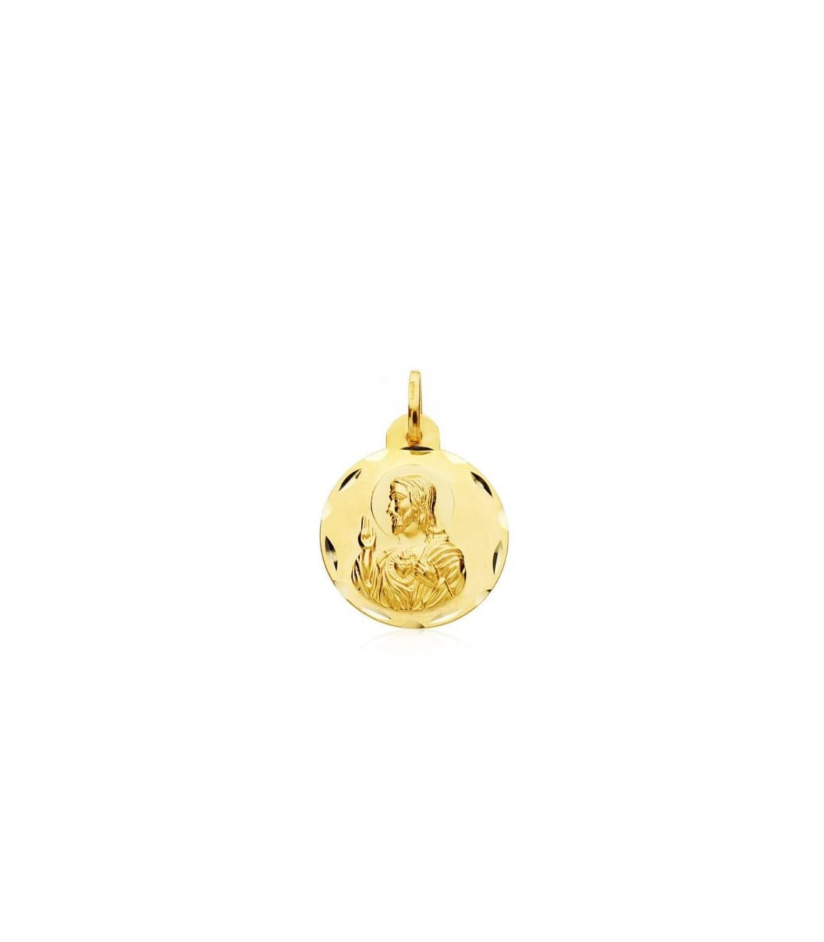 Scapolare Madonna Candelaria Oro 18kt 18 mm
