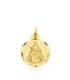 Virgen de la Candelaria Medalla religiosa en Oro amarillo18 kilates 16 mm