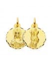 Skapulier-Medaille 18K Gold 26000569 Jesu / Madonna