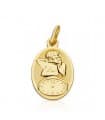 Engel Anhänger aus 750er Gelbgold | P9292-819