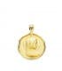 Medalla María Francesa Oro 18 kilates 16mm Medalla Comunión Niña