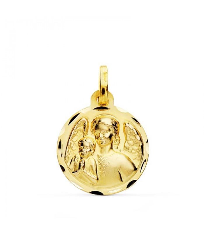 Engel Anhänger aus 750er Gelbgold | P9342-316
