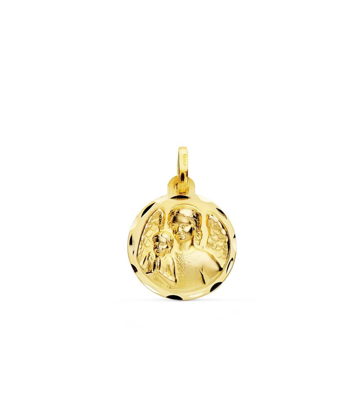 Engel Anhänger aus 750er Gelbgold | P9342-316