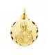 Medalla Virgen Nuestra Señora del Rosario Oro 18k 22 mm