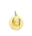 Medalla María Francesa Cara Oro 18k 16mm