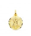 Anhänger 18 K Gelbgold Madonna mit Kind P2964-316