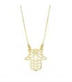 Halskette Damen Hand der Fatima 750er Gelbgold 16859