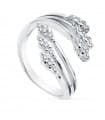 Damenring Weißgold 18K 14455