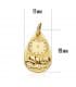 Médaille enfant et horloge goutte or 18carats