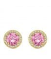 Boucles d'oreilles or jaune Candida Rose 18 K