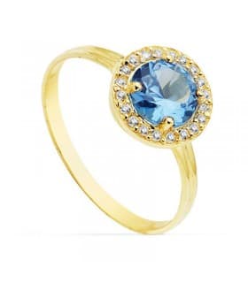 Damenring Gelbgold 18K 20719-2-AM
