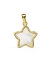 Ciondolo da donna Stella madreperla oro giallo 18 kt
