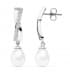 Pendientes de novia Madeleine Oro Blanco 9K Perla