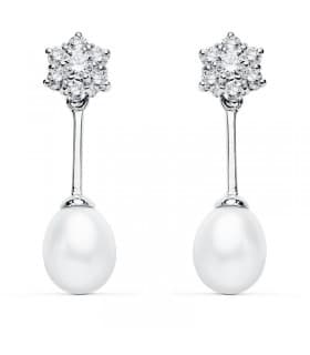 Orecchini da sposa Lady Diana 9Kt Perla