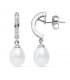 Pendientes de novia Lady Thyra Oro Blanco 9 Kilates Perla Cultivada