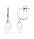 Pendientes Condesa de Mercia Oro Blanco 9K Perla
