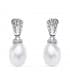 Pendientes de novia Madame Margot Oro Blanco 18 kilates Perla