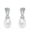 Orecchini Madame Margot Oro bianco 18kt Perla