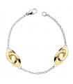 Bracciale 2 ori 18kt Fedi nuziali