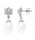 Pendientes de novia Ana Estuardo Oro Blanco 18K Perla