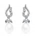 Boucles d'oreilles mariage Archiduchesse d'Autriche Or Blanc 18K