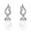Pendientes de novia Archiduquesa de Austria Oro Blanco 18K
