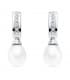 Boucles d'oreilles mariage Marta d'Armagnac Or Blanc 18K