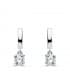 Pendientes de novia Leonor de Sicilia Oro Blanco 18K