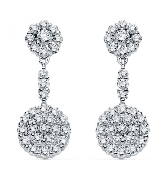 Boucles d'oreilles mariage Lady Wendy Or blanc 18k
