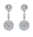 Pendientes de novia Lady Wendy Oro blanco 18k