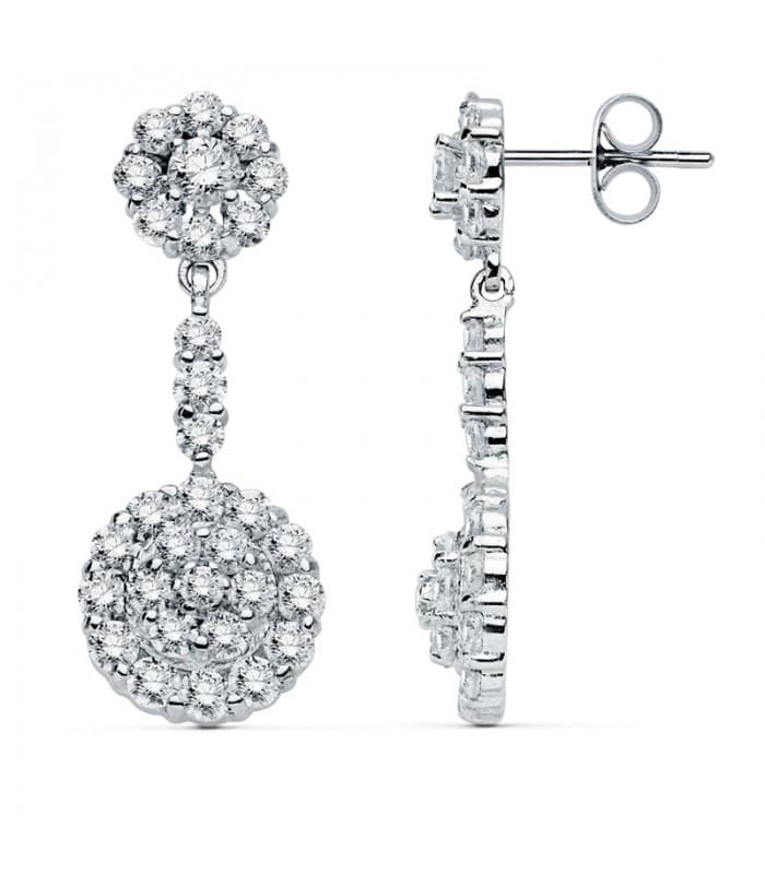 Boucles d'oreilles mariage Lady Wendy Or blanc 18k
