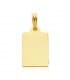 Médaille  Ange avec Horloge Rectangulaire Or 18K