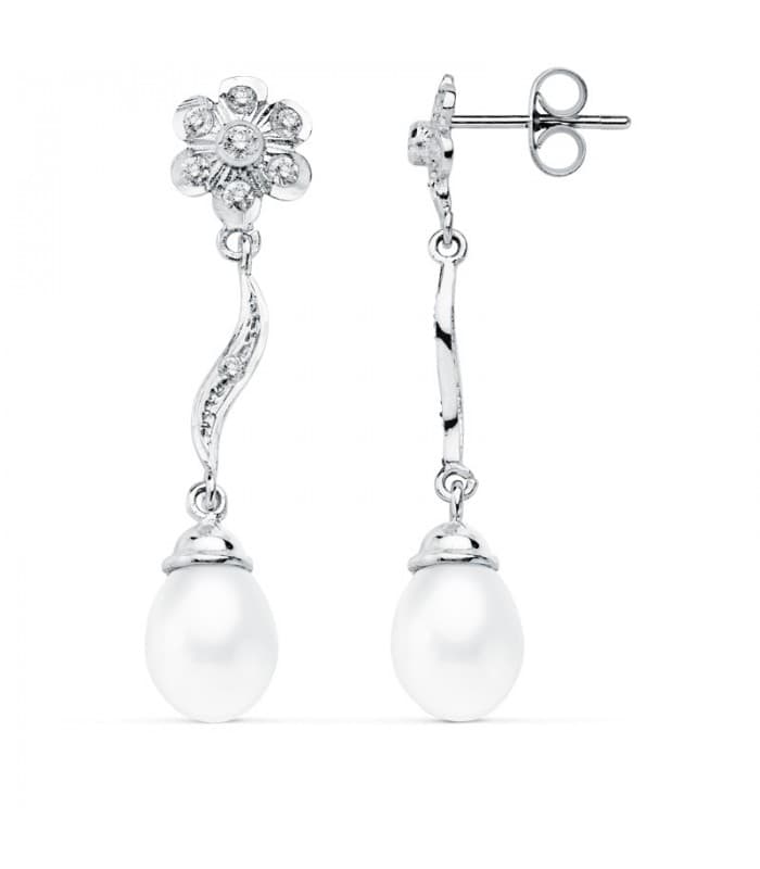Pendientes de novia Oro estilo vintage chic boho art deco. Pendientes mujer nupcial lapidados cubanas
