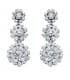 Boucles d'oreilles mariage Dame Katrina Or blanc 18k