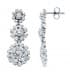 Boucles d'oreilles mariage Dame Katrina Or blanc 18k