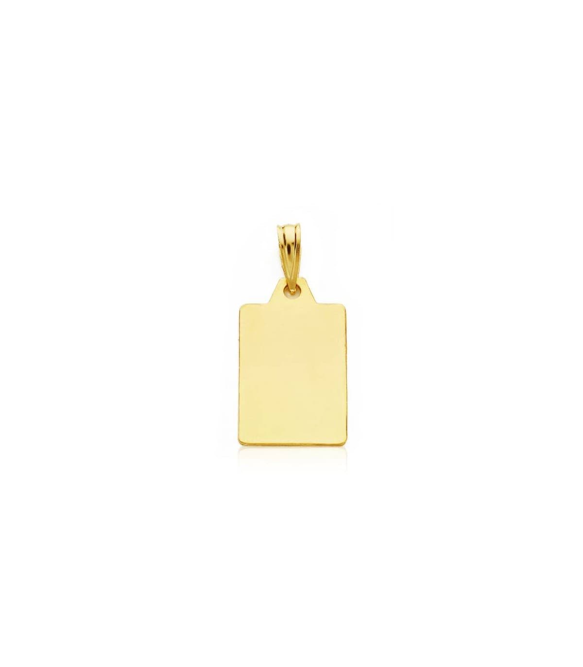 Medalla niño y reloj rectangular oro 18ktes