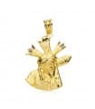 Christ du Grand Pouvoir Silhouette Or 18K 24mm