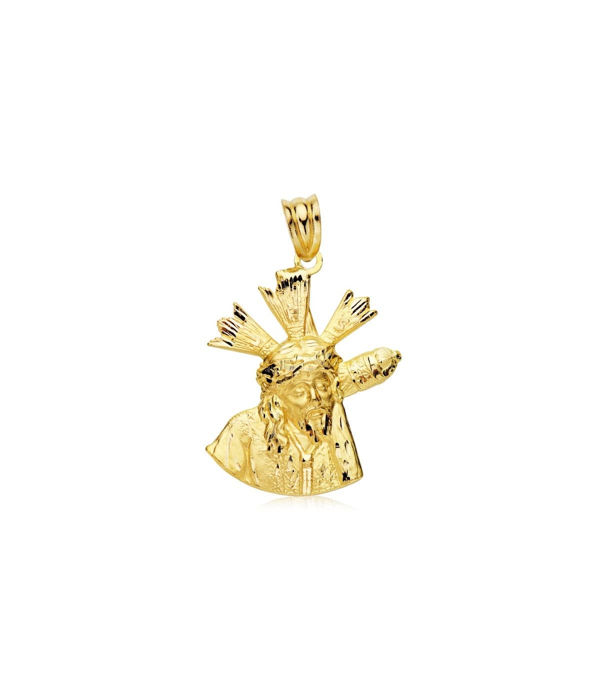 Christ du Grand Pouvoir Silhouette Or 18K 24mm