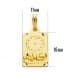 Medalla niño y reloj rectangular oro 18ktes