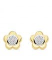 Ohrringe 750 Gold 18879 Blume