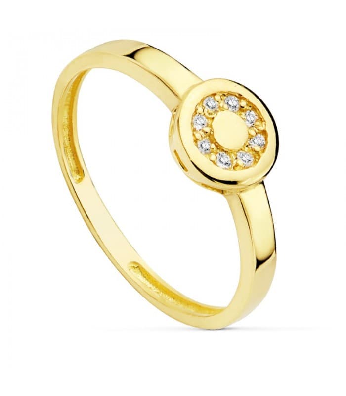 Anillo de niña Primera Comunión Oro Conjuntos y Juegos con Sortija y Pendientes