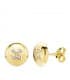 Boucles d'oreilles or jaune 18k Amaia Papillon