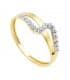 Bague bicolore Lena 18 Carats