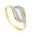 Anello da donna oro bicolore 18kt Budapest