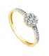 Bague pour Femme Or Bicolore 18K Jaione