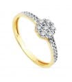 Sortija de Mujer Oro bicolor 18K Jaione