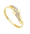 Sortija de Mujer Oro bicolor 18K Ogaki