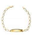 Esclava niña Comunión Oro 18k 17cm Eslabón Bilbao
