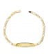 Gourmette Enfants or 18 k 17 cm Maillons 3 x 1